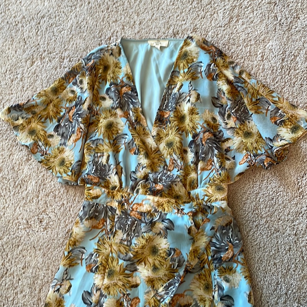 Sunflower Wrap Dress